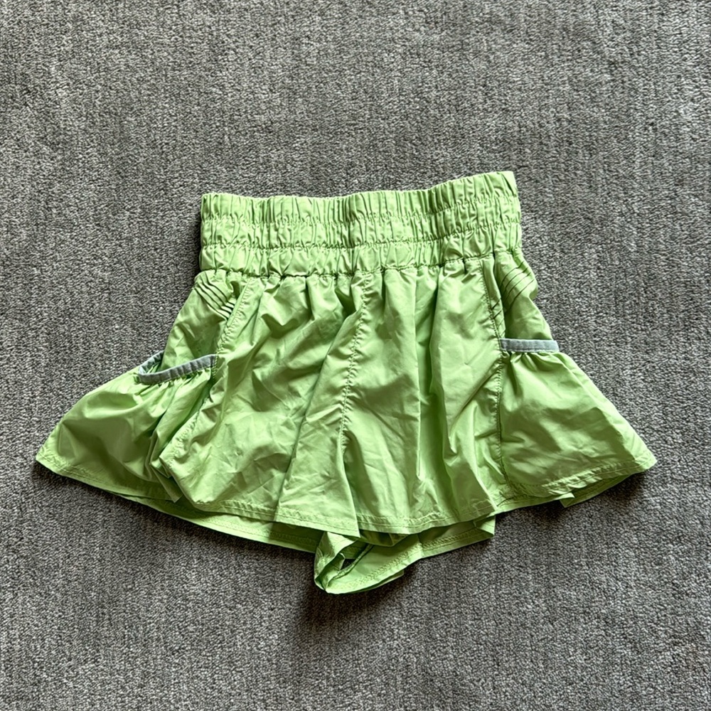 Green Get your flirt on shorts